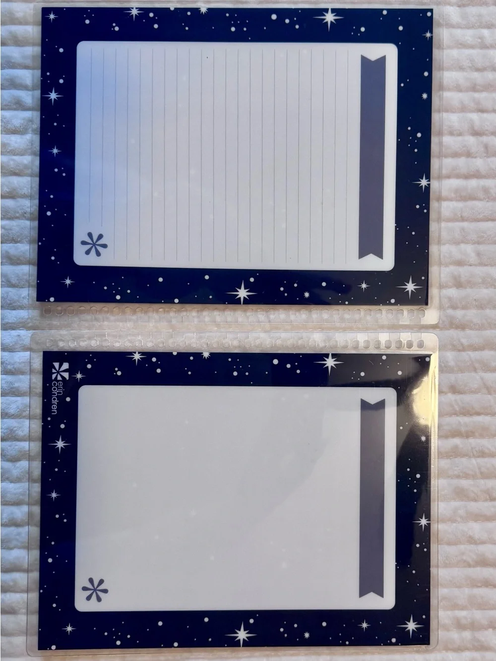 Erin Condren | Navy Starry Frame Cover for 7” x 9” Planners